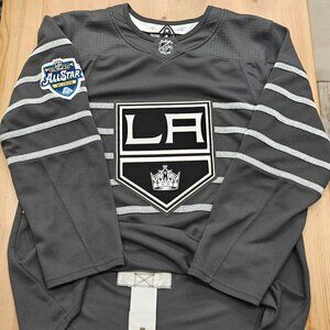 LA Kings Adidas 2020 Grey NHL All Star Hockey Jersey Blank SZ 52 (L)
